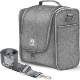 Extra-Large Collapsible Hanging Toiletry Bag - Quartz Gray
